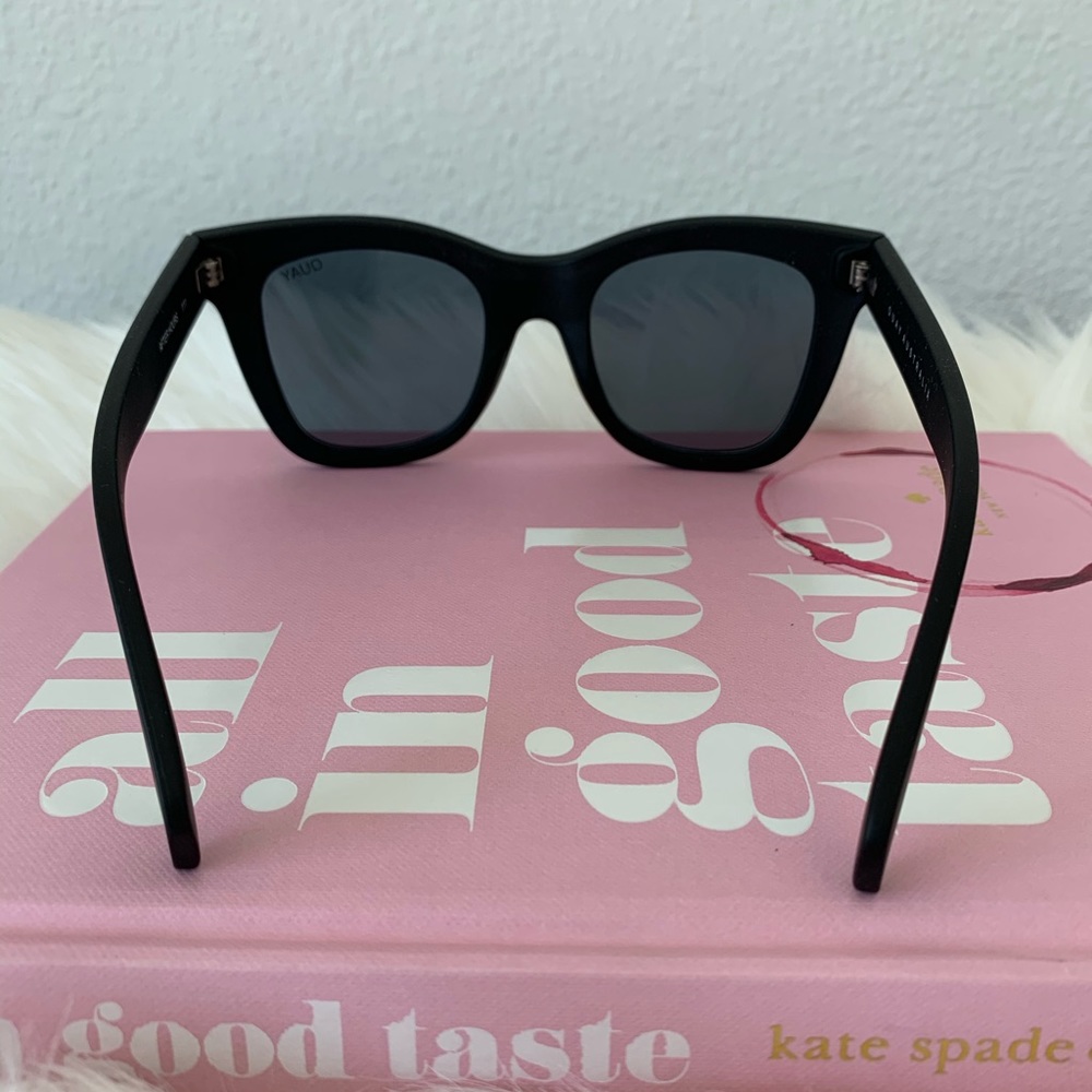 After hours, Quay Black Sunglass